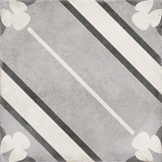 24415 ART NOUVEAU INSPIRE GREY 20*20