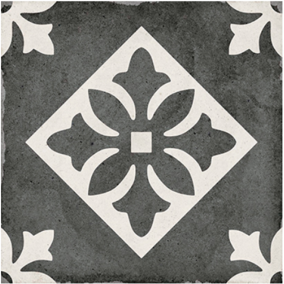 Керамогранит 24416 ART NOUVEAU PADUA BLACK 20*20