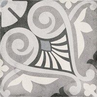 24418 ART NOUVEAU OPERA GREY 20*20