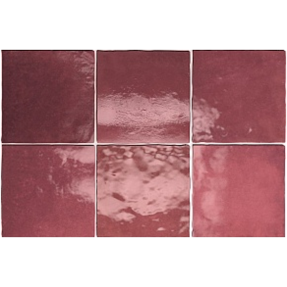 Керамическая плитка 24457 ARTISAN BURGUNDY 13,2X13,2