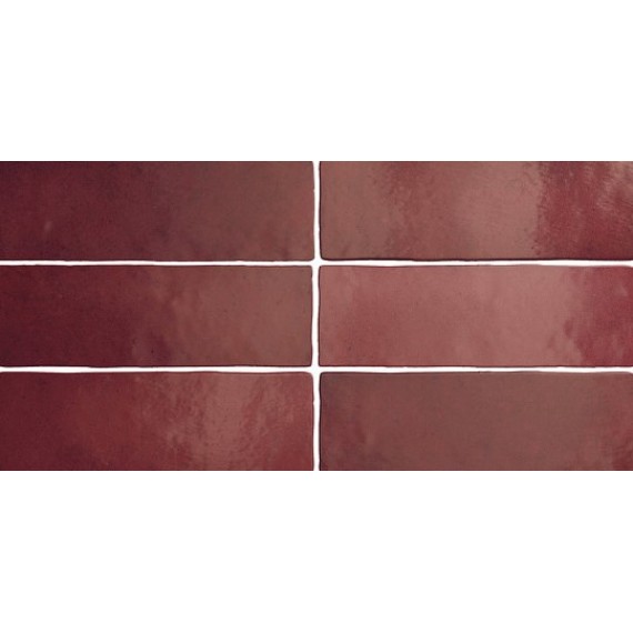Керамическая плитка 24967 MAGMA BURGUNDY 6,5X20