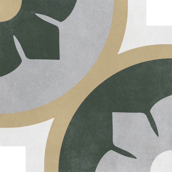 Керамогранит 25890 ARUBA BLOOM GREEN 22.3X22.3