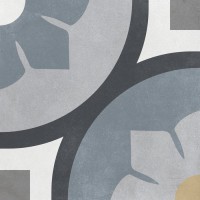 25891 ARUBA BLOOM BLUE/22.3 22.3X22.3