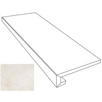 262640 GRADONE ONICE BIANCO 4x32x78