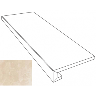 262641 GRADONE CREMA MARFIL 4x32x78