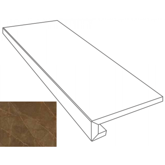 Ступени 262643 GRADONE PULPIS MARRONE 4x32x78