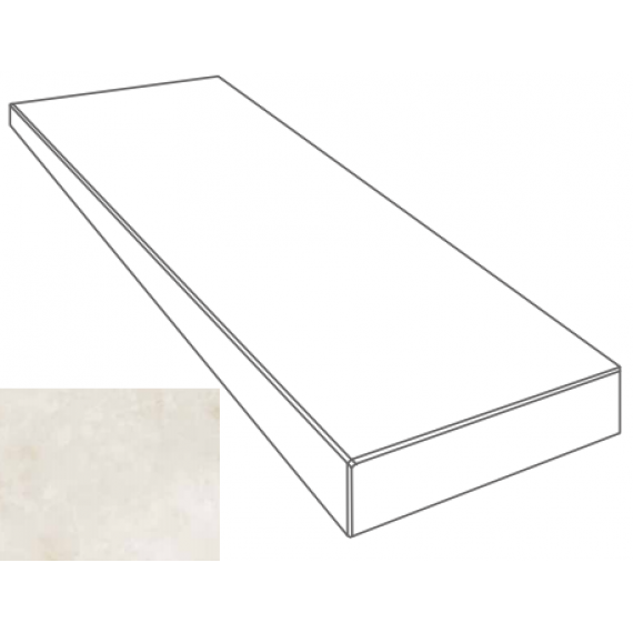 Ступени 262650 GRADONE ANGOLARE DX ONICE BIANCO 4x32x78