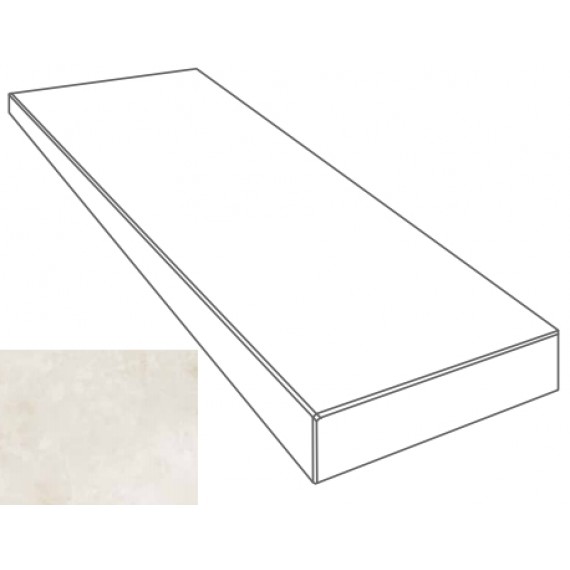 Ступени 262660 GRADONE ANGOLARE SX ONICE BIANCO 4x32x78