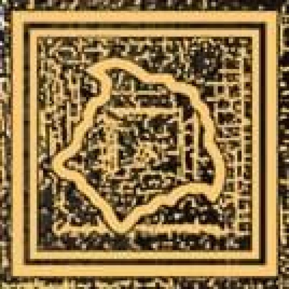 Керамогранит 263170 Tozzetto Medusa Oro Carbon 6,7x6,7