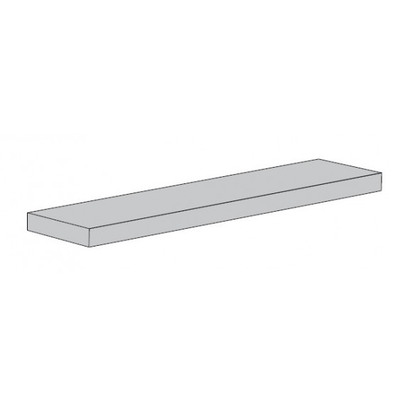 Ступени 263221 GRADONE ANGOLARE SX BROWN 120x32x4