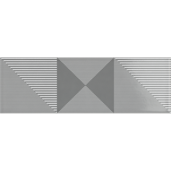 Керамическая плитка 26874 CRAYON GREY DECOR 10X30
