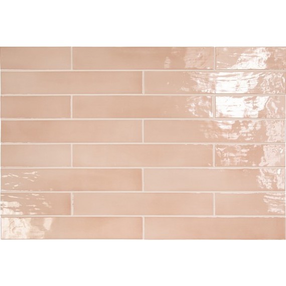 Керамическая плитка 26924 Blush Pink 6.5x40