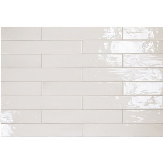 Керамическая плитка 26929 White 6.5x40