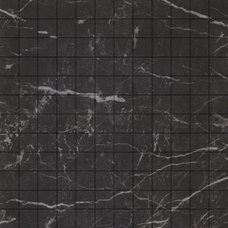 2705121 Мозаика Marmoker Mosaico Nero Creta Lucido 29.5x29.5