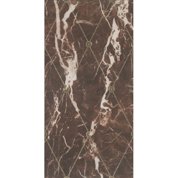 Керамогранит 2791619 Керамогранит Marmoker Lucido Saint Laurent Decoro 29.5x59