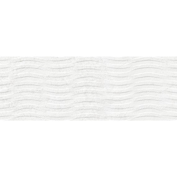 Керамическая плитка 28527 Rev. Alpine white waves 32*90