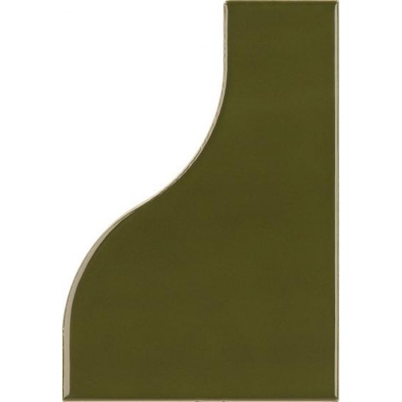 Керамическая плитка 28850 Curve Garden Green Gloss 8,3x12