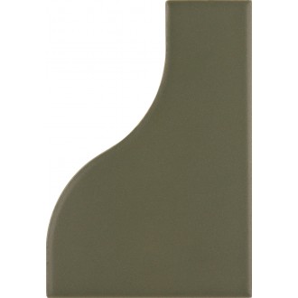 28862 Плитка Curve Garden Green Matt 8,3x12