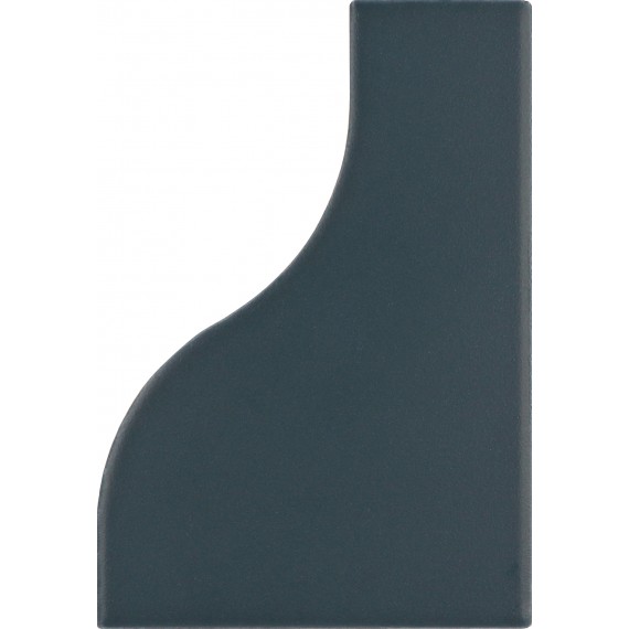 Керамическая плитка 28864 Плитка Curve Ink Blue Matt 8,3x12