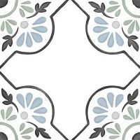31079 TANGER BLUE PETALS R9 12.3x12.3