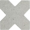 32732 Elda Cross Grey 12x12