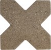 32734 Elda Cross Coffee 12x12