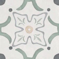 3386036155 Керамогранит Sirocco Green Flower 9mm R10 22.3x22.3