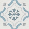 3386036158 Керамогранит Sirocco Blue Ornate 9mm R10 22.3x22.3