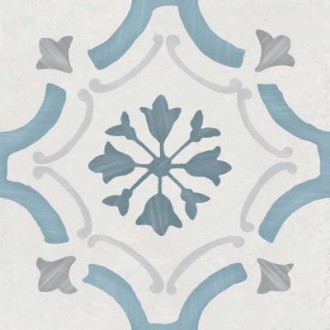 3386036158 Керамогранит Sirocco Blue Ornate 9mm R10 22.3x22.3