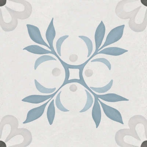 Керамогранит 3386036518 Керамогранит Sirocco Blue Garden 9mm R10 22.3x22.3