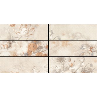 Декор Malta Flower Mix 25x75 глянцевая