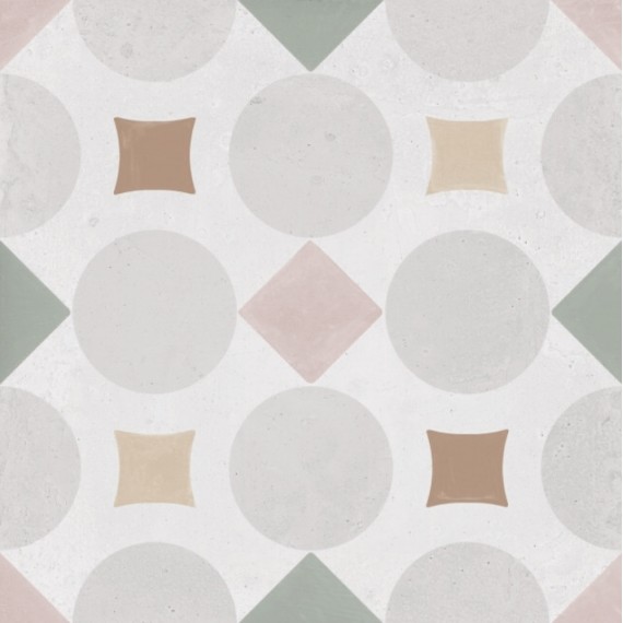 Керамогранит 34803 PATTERNS PINK GEOMETRIC R10 22,3x22,3