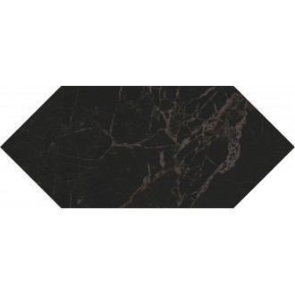 35007 Плитка Келуш черный глянцевый 14х34