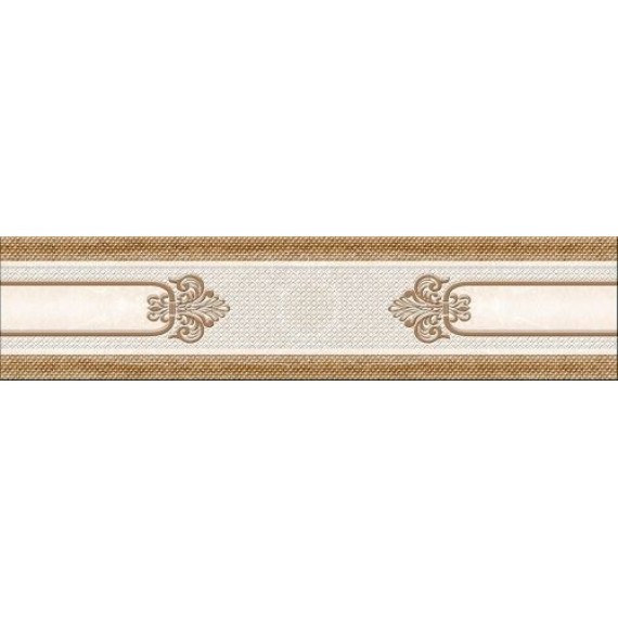 Керамическая плитка 355 Плитка Бордюр Eclipse Beige 7x30