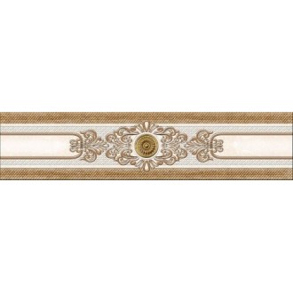 356 Плитка Бордюр Eclipse Beige Центр 7x30