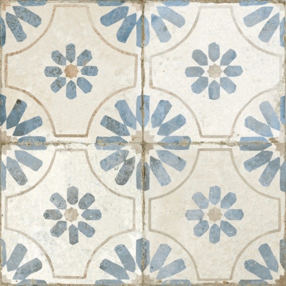 Керамическая плитка 38168 Fs Blume Blue 45x45x0,95