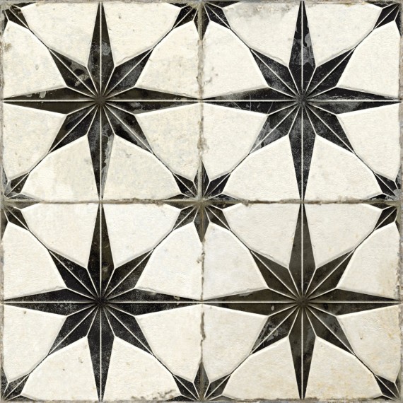 Керамическая плитка 38186 Плитка FS Star Black LT 45х45x0.95