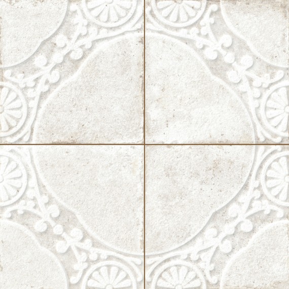 Керамическая плитка 39603 Плитка Fs Jaipur White LT/45X45X0,95