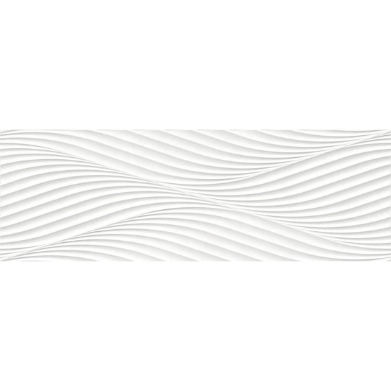 Керамическая плитка 40287 Donna White Decor/33,3X100X0,98/R 33,3x100