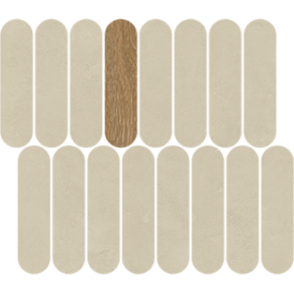 40KZ Мозаика Mosaico Rockaway Natural 27x31