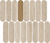 40QS Мозаика Mosaico Passy Natural 27x31