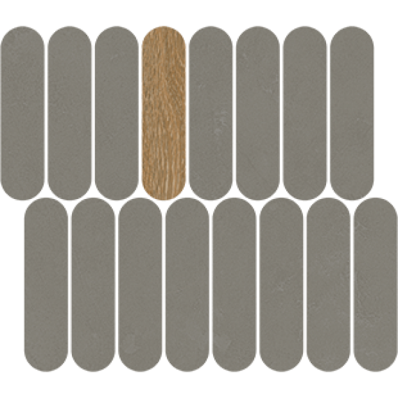 Керамическая плитка 40QY Мозаика Mosaico Rockaway Grafito 27x31