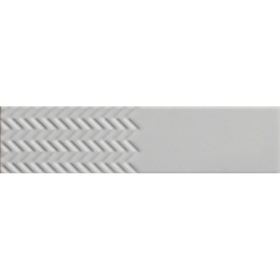 Керамическая плитка 4100604 Biscuit Waves Bianco 5x20