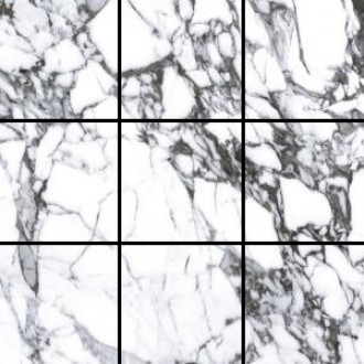 4100766 Mosaic Black Raw 30x30