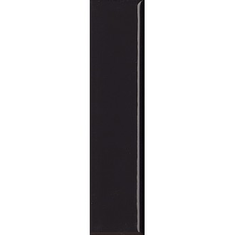 4101082 Плитка Italic Plain Nero Lux 5x20