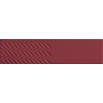 4101160 Плитка Biscuit Waves Bordeaux 5x20