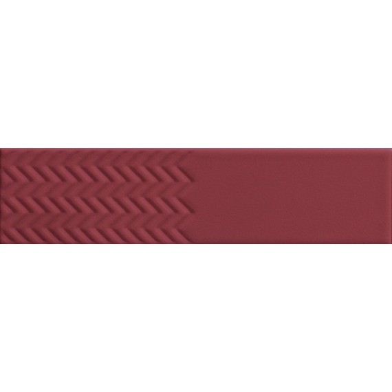 Керамическая плитка 4101160 Biscuit Waves Bordeaux 5x20