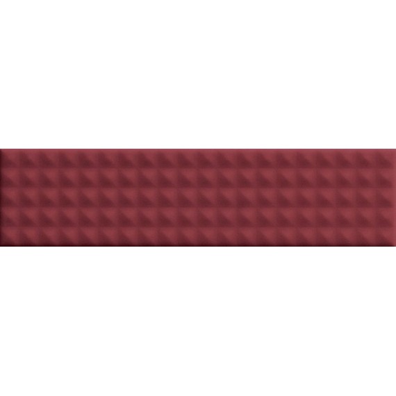 Керамическая плитка 4101163 Плитка Biscuit Stud Bordeaux 5x20