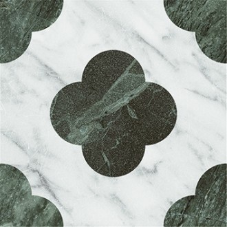 4101196 Керамогранит Dandy Pin White Green 18,6x18,6