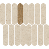 41QB Мозаика Mosaico Barbican Natural R10 27x31